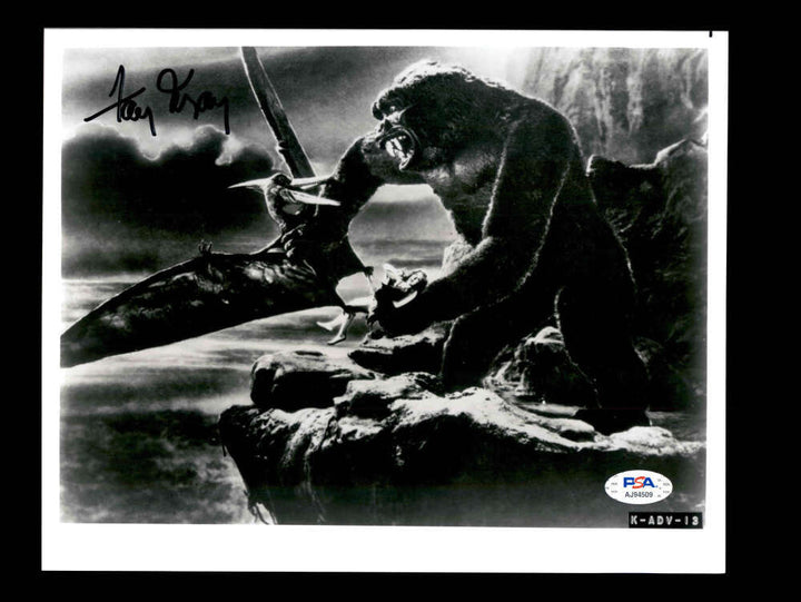 Fay Wray PSA DNA Coa Signed 8x10 King Kong Photo Autograph