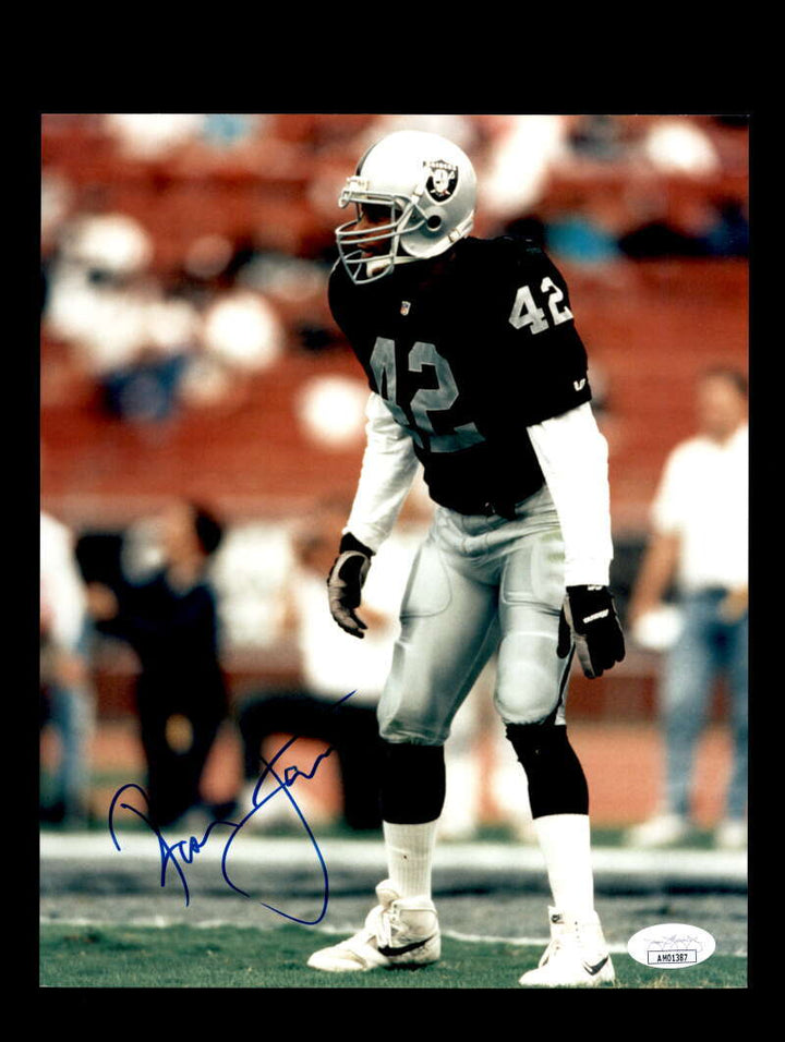 Ronnie Lott JSA Coa Autographed 8x10 Signed Photo Raiders