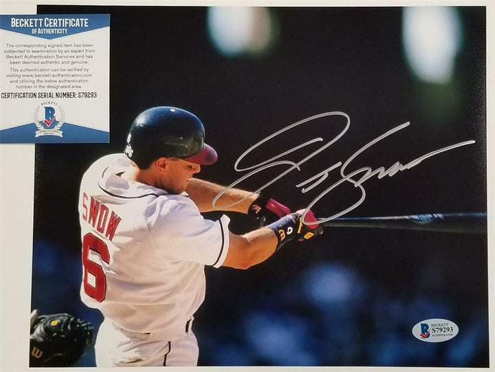 JT Snow signed Angels 8x10 Photo Autograph ~ Beckett BAS COA