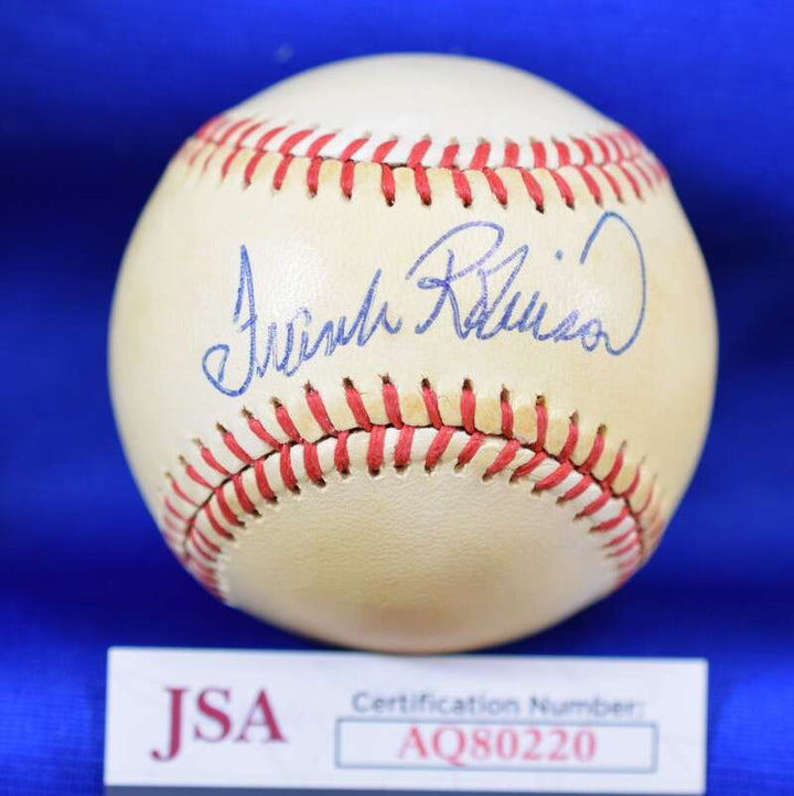 Frank Robinson JSA COA Autograph National League Feeney Signed Baseball