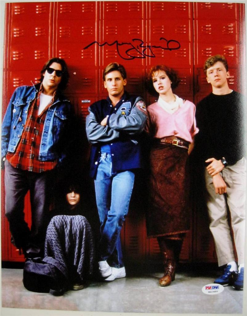 MOLLY RINGWALD Signed 11x14 The Breakfast Club Photo PSA ITP COA Auto Autograph