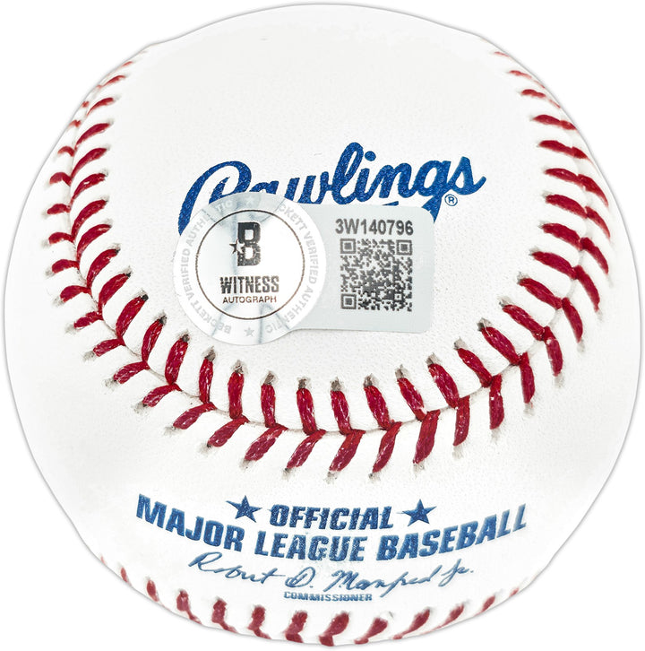 Jose Canseco Signed MLB Baseball Oakland A's "88 AL MVP" Beckett Witness