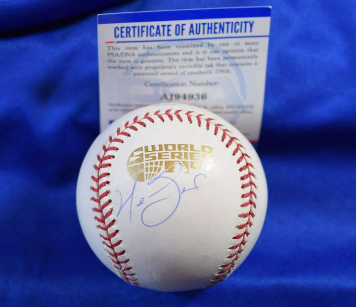 Manny Ramirez PSA DNA Coa Autograph 2007 World Series Signed Baseball 3