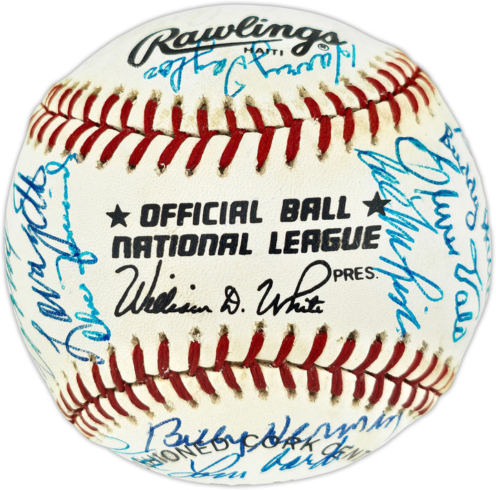Brooklyn Dodger Greats Signed NL Baseball 28 Sigs Billy Herman Beckett