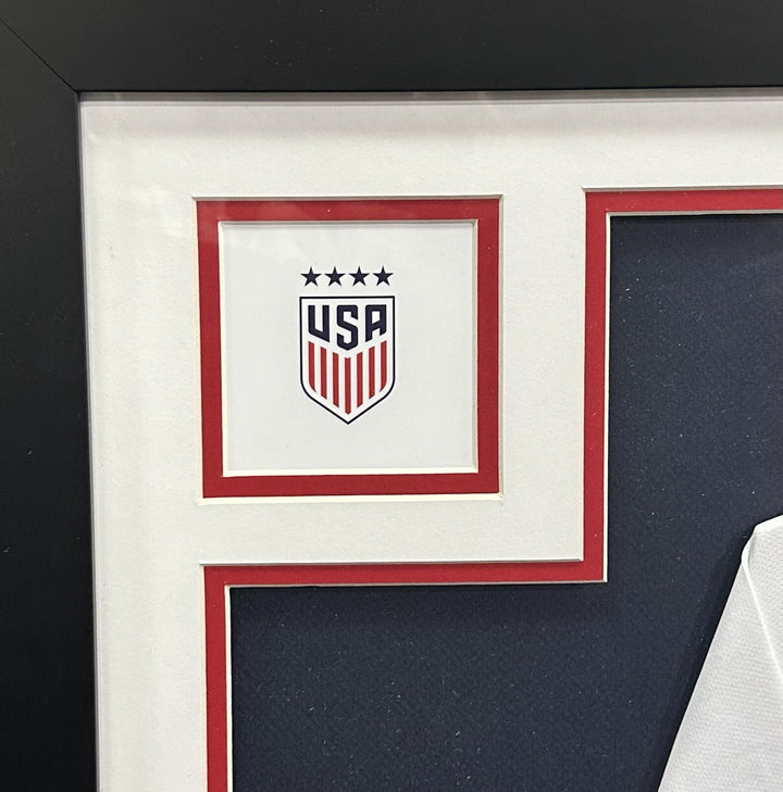 Alex Morgan Womens World Cup Signed USA Soccer Jersey Framed Autograph Steiner