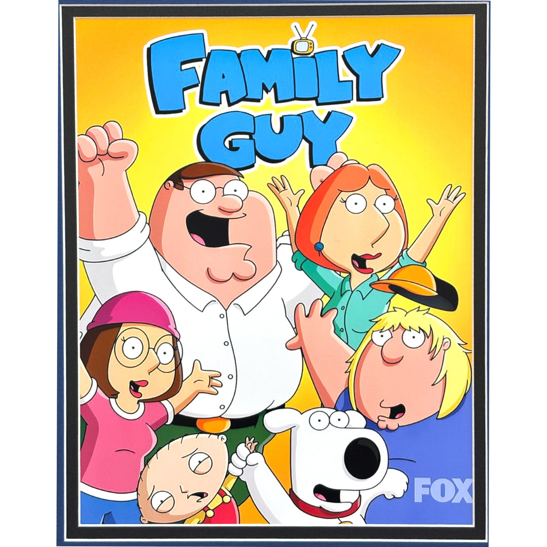 Seth MacFarlane Signed Family Guy 5x5 Photo Framed Autographed JSA / COA