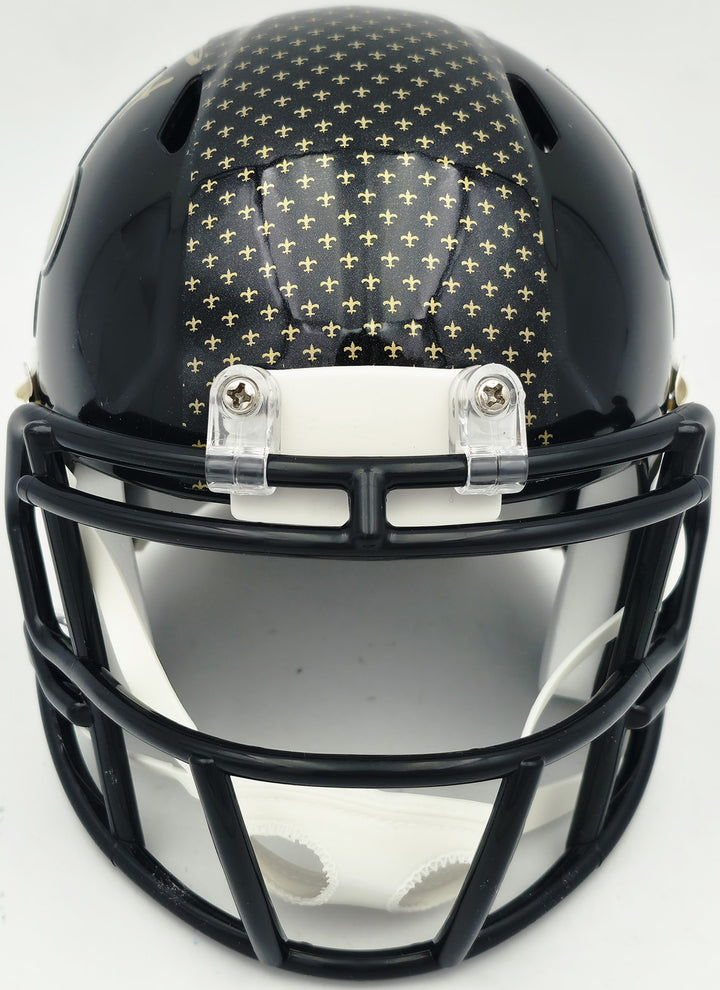 Ricky Williams Signed New Orleans Saints 2022 Alternate Speed Mini Helmet JSA