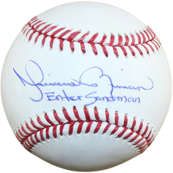 Mariano Rivera Autographed New York Yankees OML Baseball Sandman Beckett W 58238