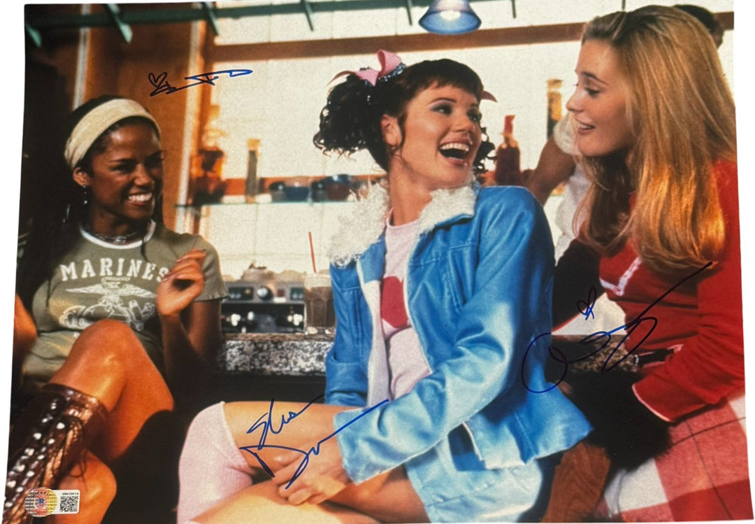 Stacey Dash Elisa Donovan Silverstone Signed Clueless 11x14 Photo Beckett 54377