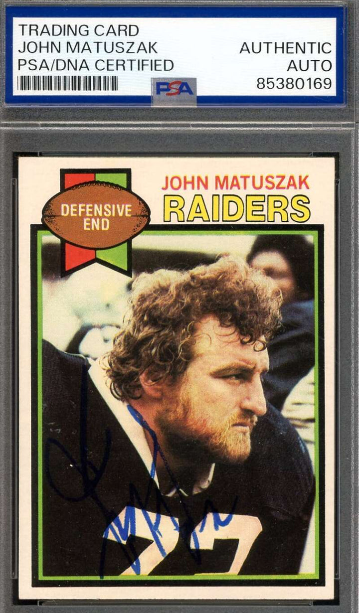 John Matuszak PSA DNA Signed 1979 Topps Autographed Raiders