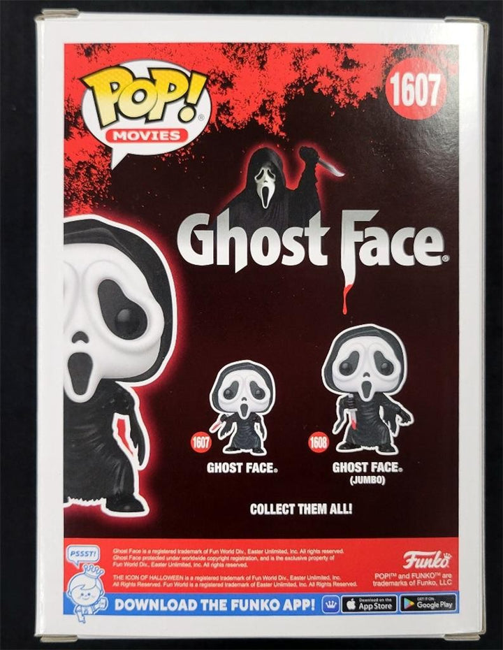 Matthew Lillard signed "Stu" Ghost Face GITD Funko Pop! 1607 auto ~ Beckett BAS