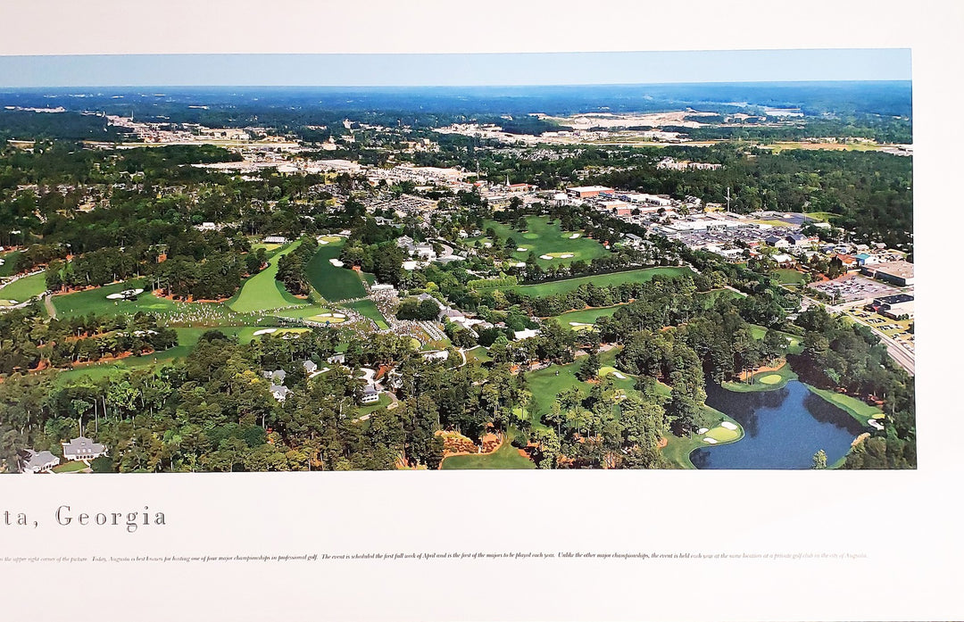 Hideki Matsuyama Signed Framed 12x36 Panoramic Photo Augusta 2021 Masters BAS