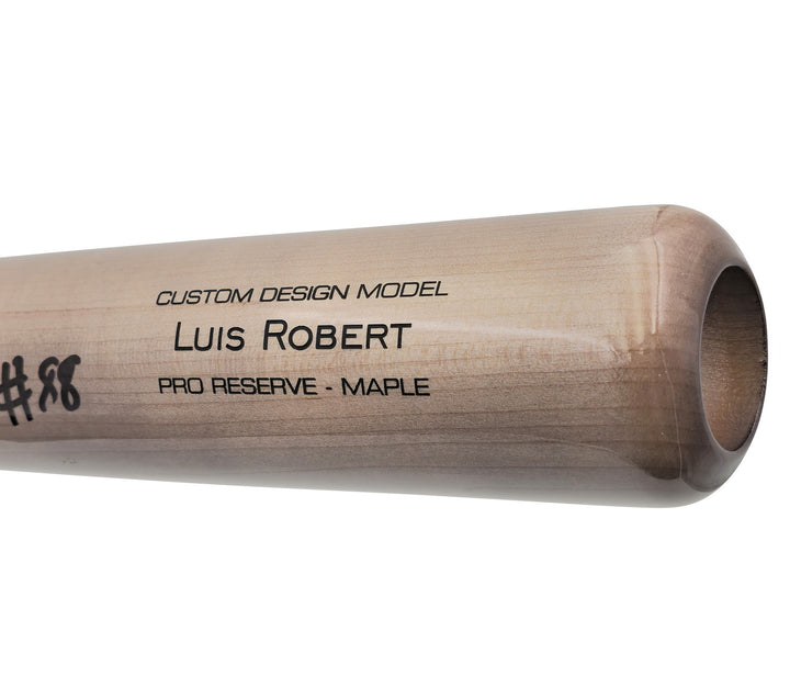 Luis Robert Jr. Auto Gray Victus Player Model Baseball Bat White Sox Beckett Wit