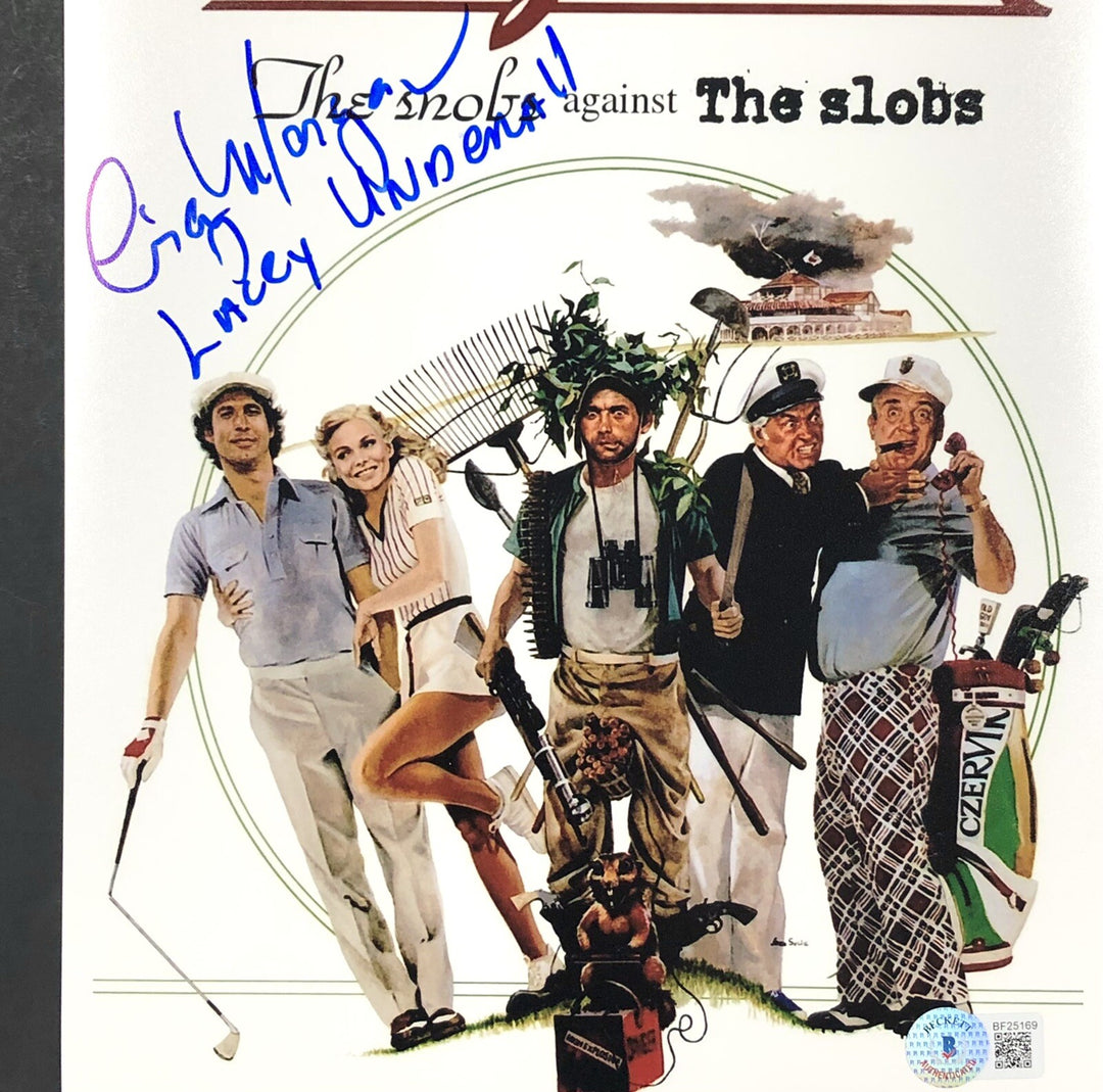 Cindy Morgan “Lacey Underall” signed Caddyshack 8x10 photo BAS Beckett hologram