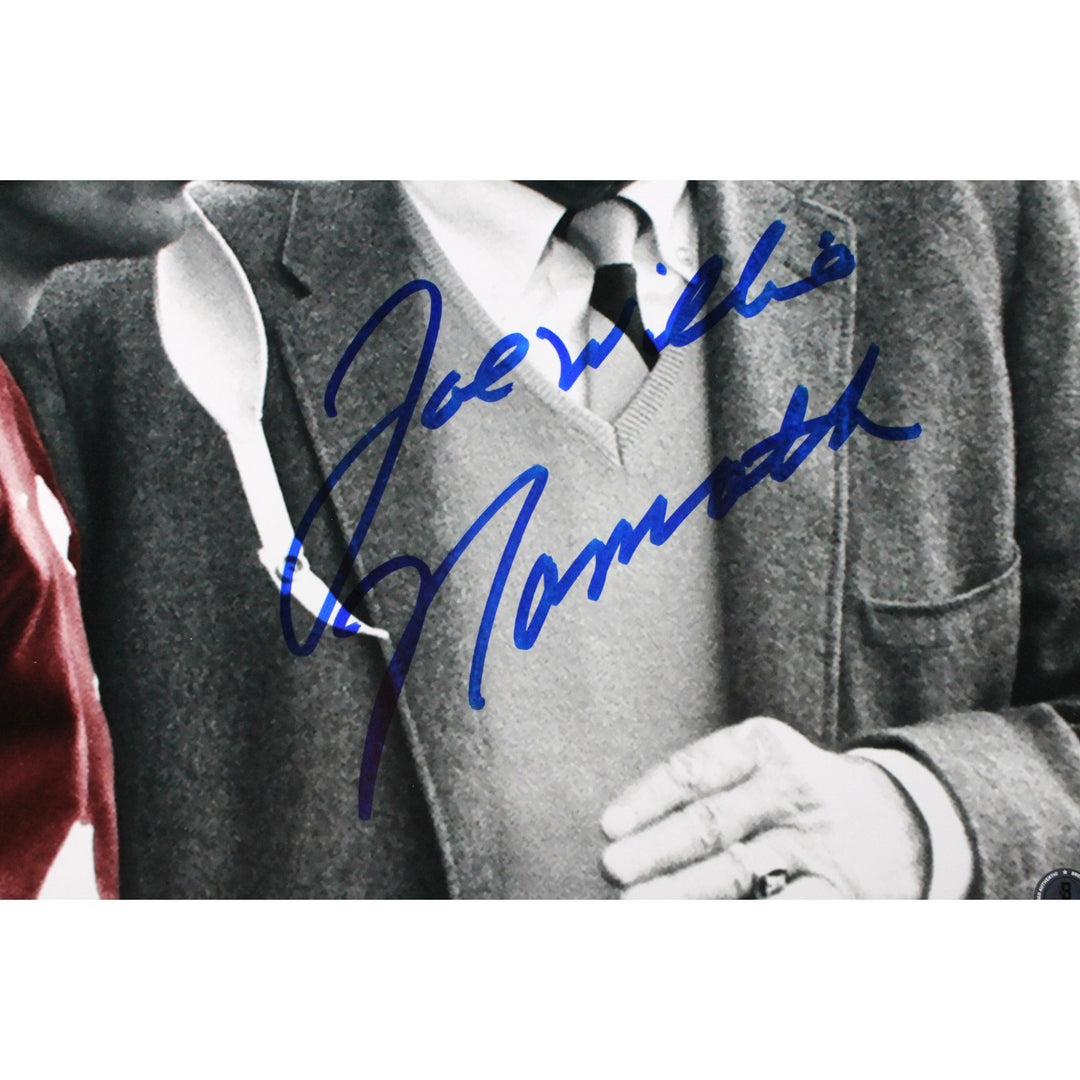 Joe Namath Autographed Alabama Crimson Tide 16x20 Photo Beckett Witness 53361
