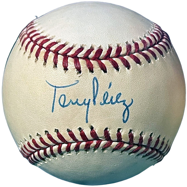 Tony Perez signed OFC Rawlings RONL National League Baseball minor tone Reds COA