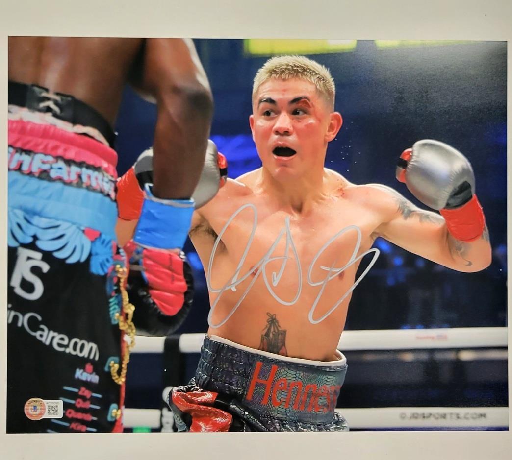 Joseph Diaz Jr. signed 11x14 photo boxing autograph (B) ~ Beckett BAS