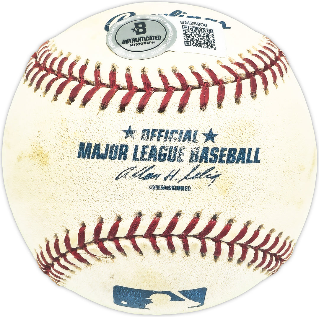 Bob Repass Signed MLB Baseball St. Louis Cardinals Beckett #BM25906