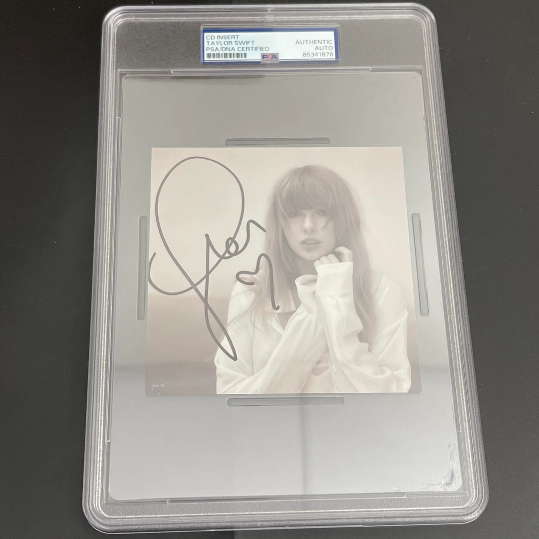 Taylor Swift Signed CD Insert PSA/DNA Autographed TTPD Album
