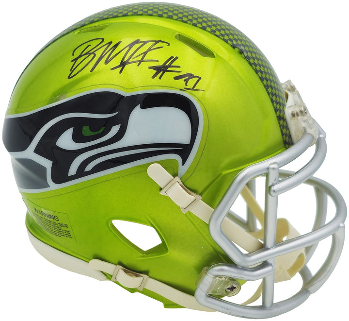 Byron Murphy II Signed Seattle Seahawks Flash Green Speed Mini Helmet MCS Holo