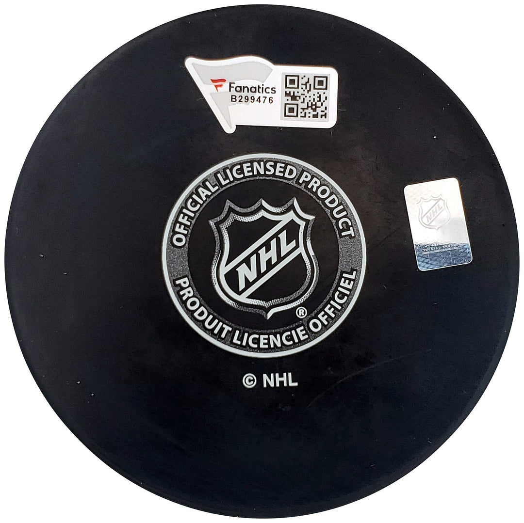 Ryan Donato Auto Seattle Kraken Logo Puck First Kraken Goal "10/12/21" Fanatics