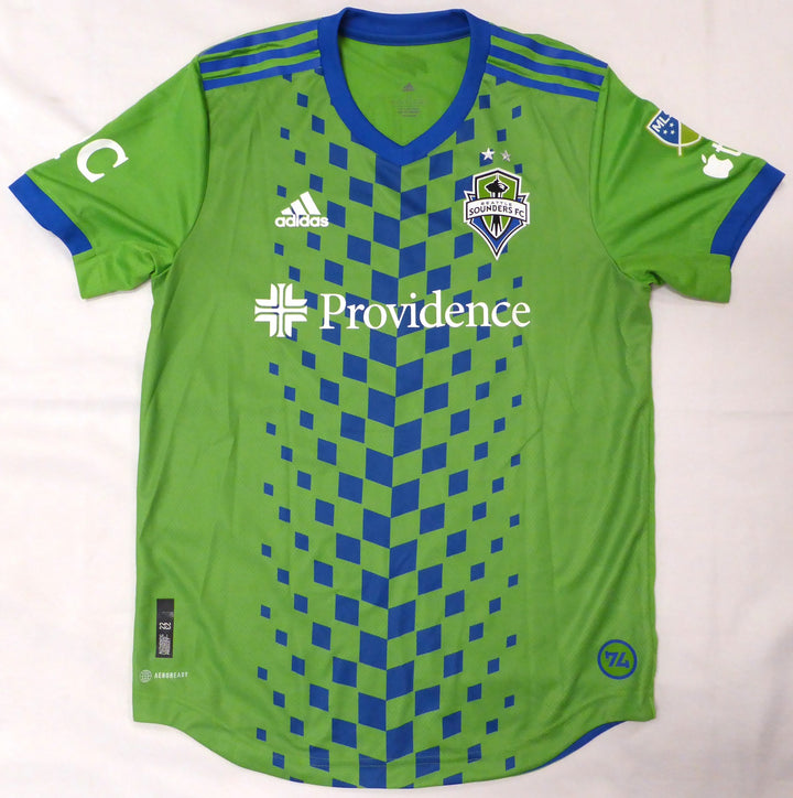 Seattle Sounders Alex Roldan Signed 2023 Season Match Used Adidas Green Jersey