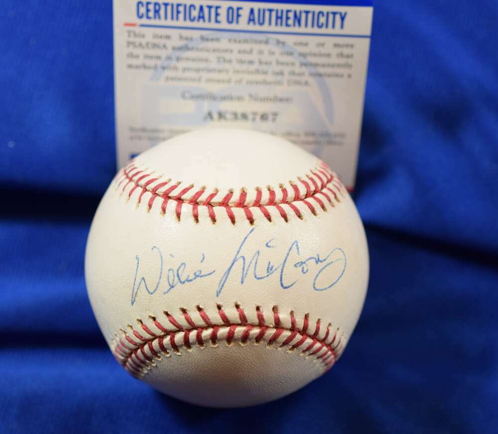 Willie McCovey PSA DNA Coa Autograph Major League OML Hand Signed Baseball