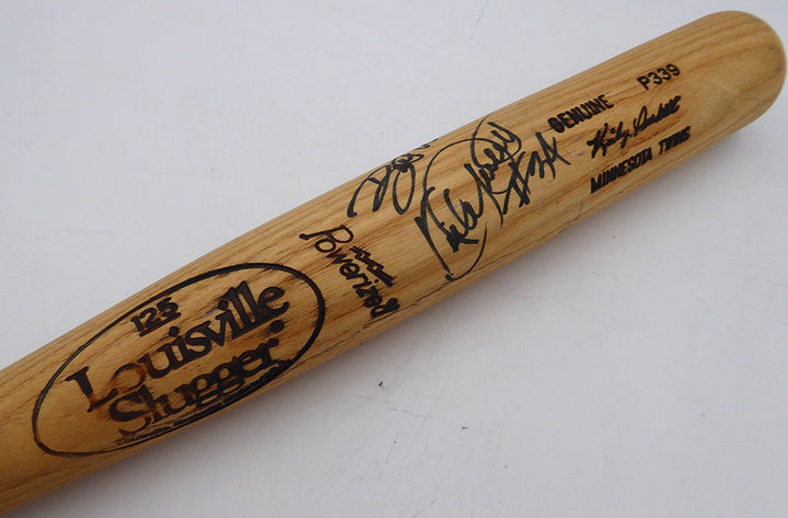 Kirby Puckett Auto P339 Game Model L Slugger Bat Twins "Best Wishes" Beckett