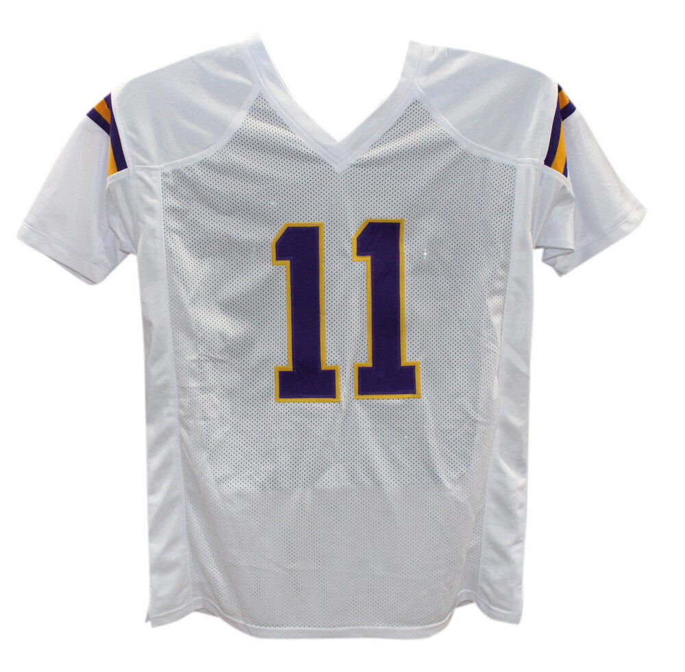 Daunte Culpepper Autographed/Signed Pro Style White XL Jersey Beckett 39312