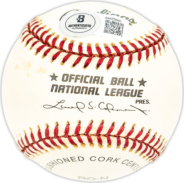 Paul Smith Signed NL Baseball Pittsburgh Pirates, Chicago Cubs Beckett #BM25680