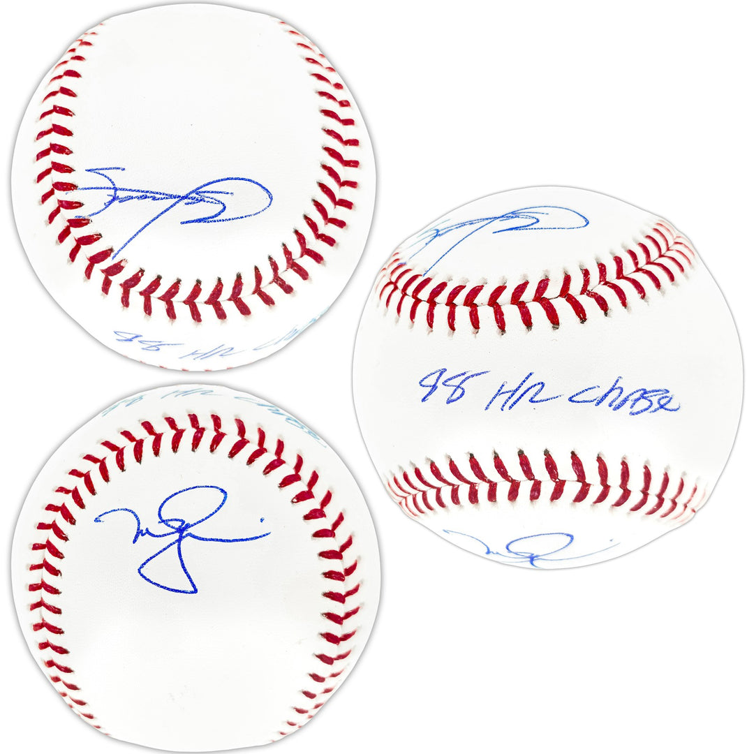Mark McGwire & Sammy Sosa Signed Official MLB Baseball "98 HR Chase" Beckett Wit