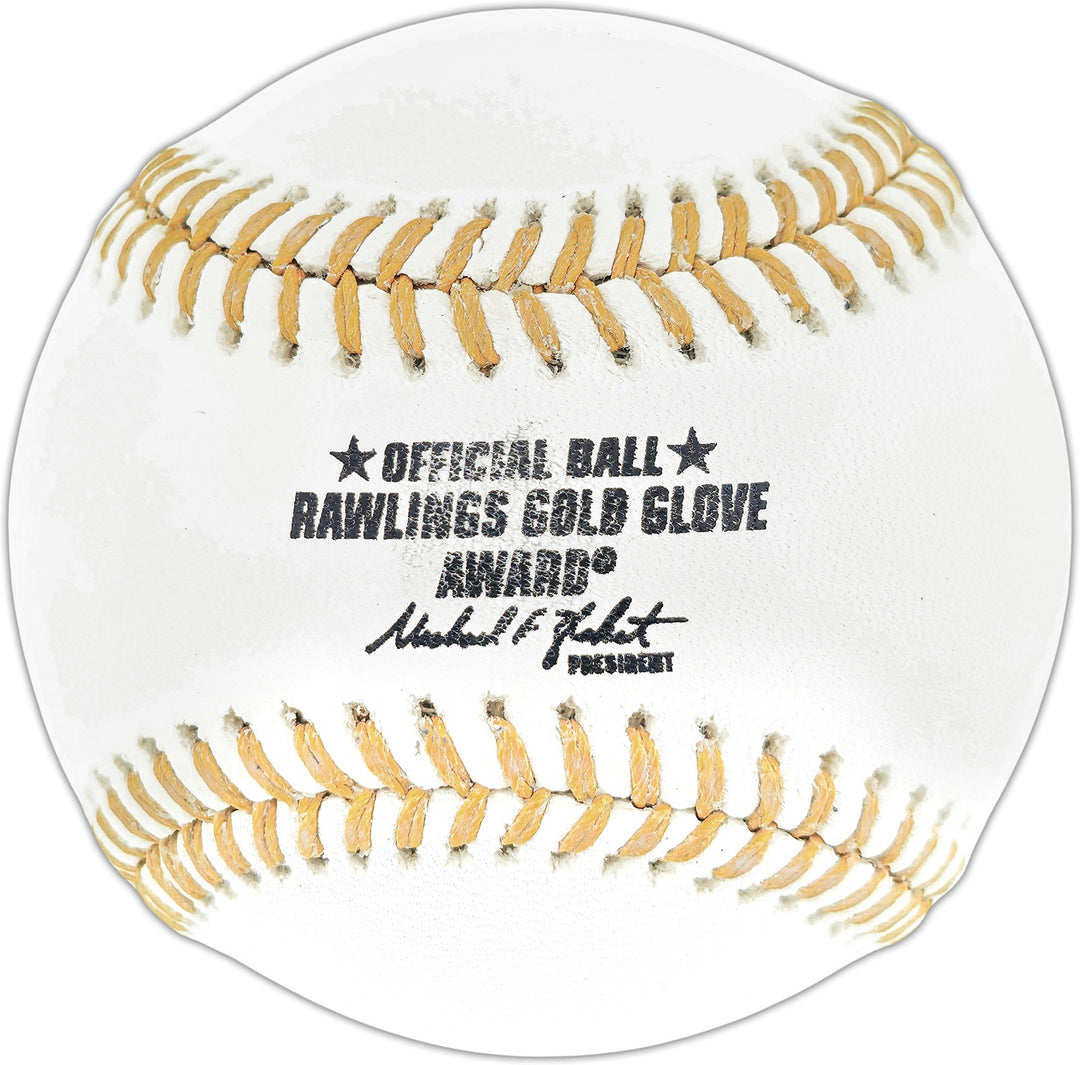 Ichiro Suzuki Auto Official Gold Glove Logo Baseball Mariners "#51" Beckett Wit