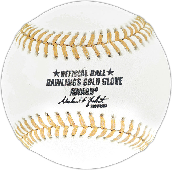 Ichiro Suzuki Auto Official Gold Glove Logo Baseball Mariners "#51" Beckett Wit