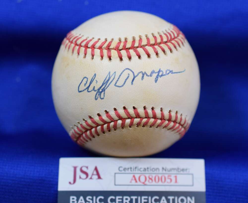 Cliff Mapes JSA Cert Signed American League OAL Autograph Baseball
