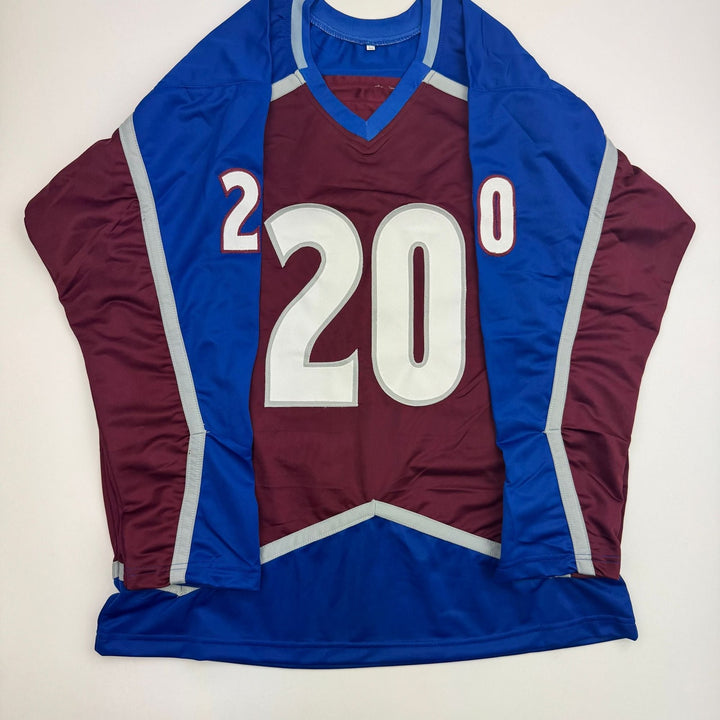 Autographed/Signed Ross Colton Colorado Maroon Jersey Beckett BAS COA
