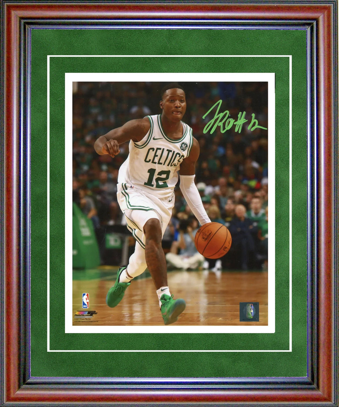 Terry Rozier Autographed Framed 8x10 Photo