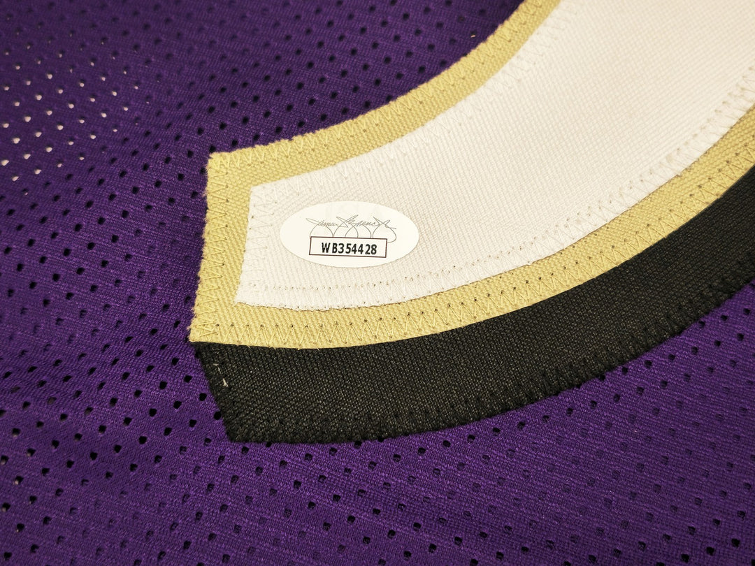 Baltimore Ravens Justin Tucker Autographed Signed Purple Jersey JSA
