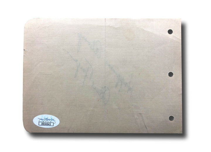 Alice Faye Hand Signed Album Page Cut JSA COA Autograph That Night Rio Actress