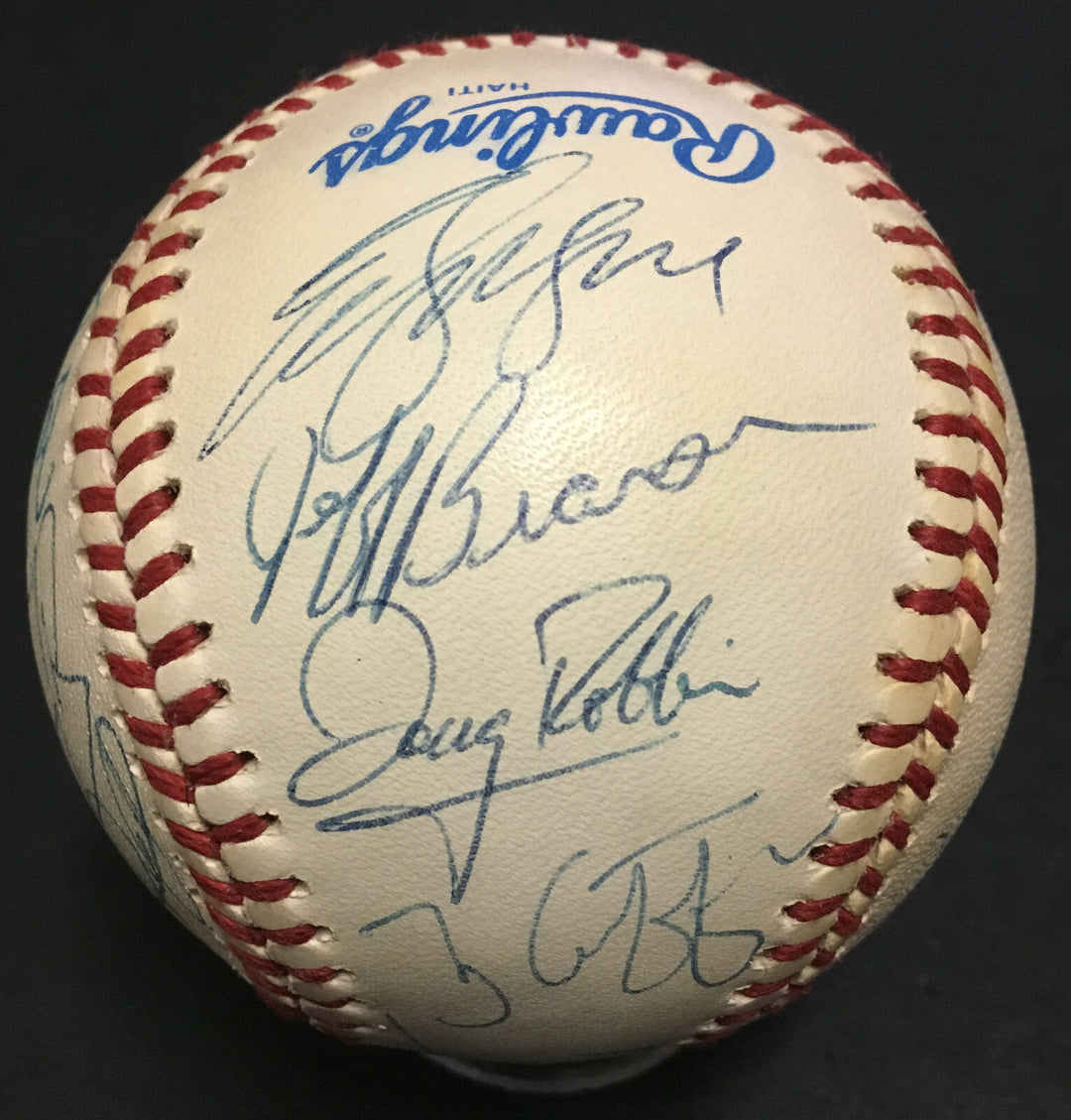1988 USA Olympic team signed baseball 20 auto Jim Abbott Tino Martinez CBM  COA