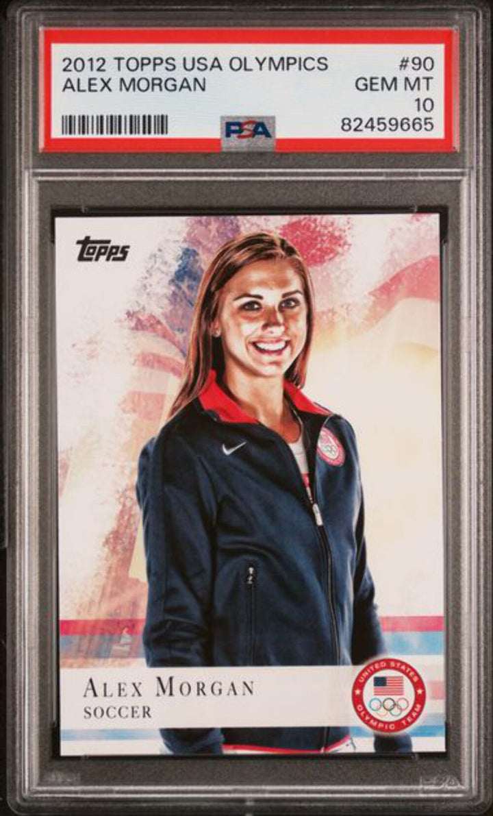 Graded 2012 Topps USA Olympics Alex Morgan #90 Rookie RC Soccer Card PSA 10 Gem