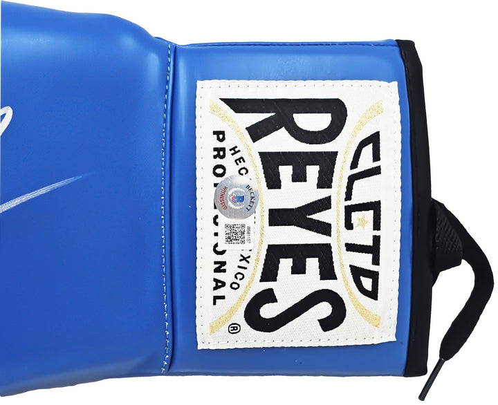 Michael B. Jordan Signed Blue Reyes Boxing Glove Left Handed LH Beckett Witness