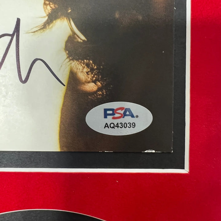 The Weeknd Signed CD Cover Framed PSA/DNA Autographed Hurry up Tomorrow