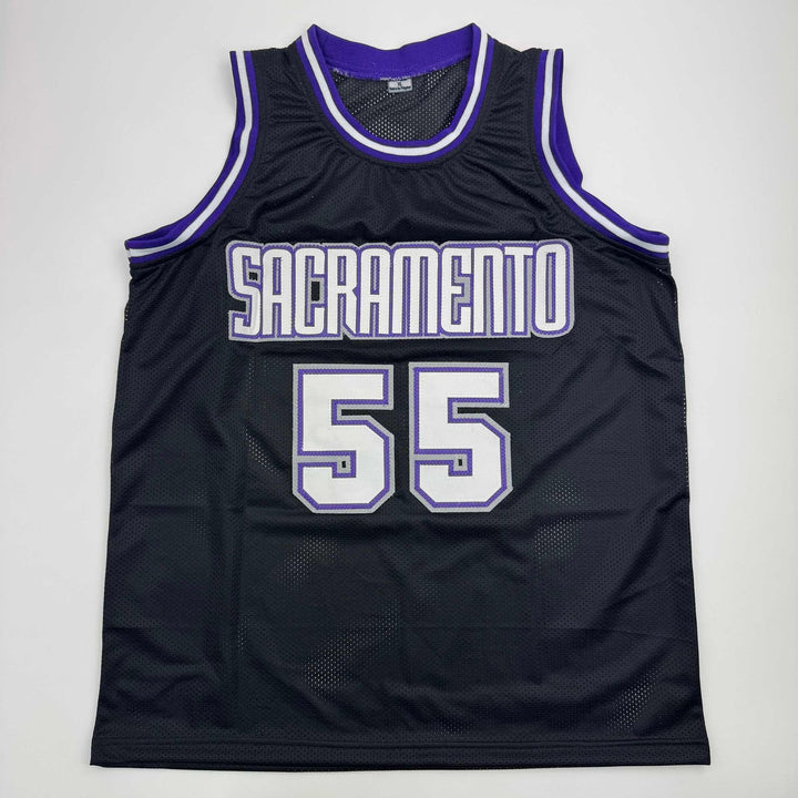 Autographed/Signed JASON WILLIAMS Sacramento Black Jersey PSA/DNA COA