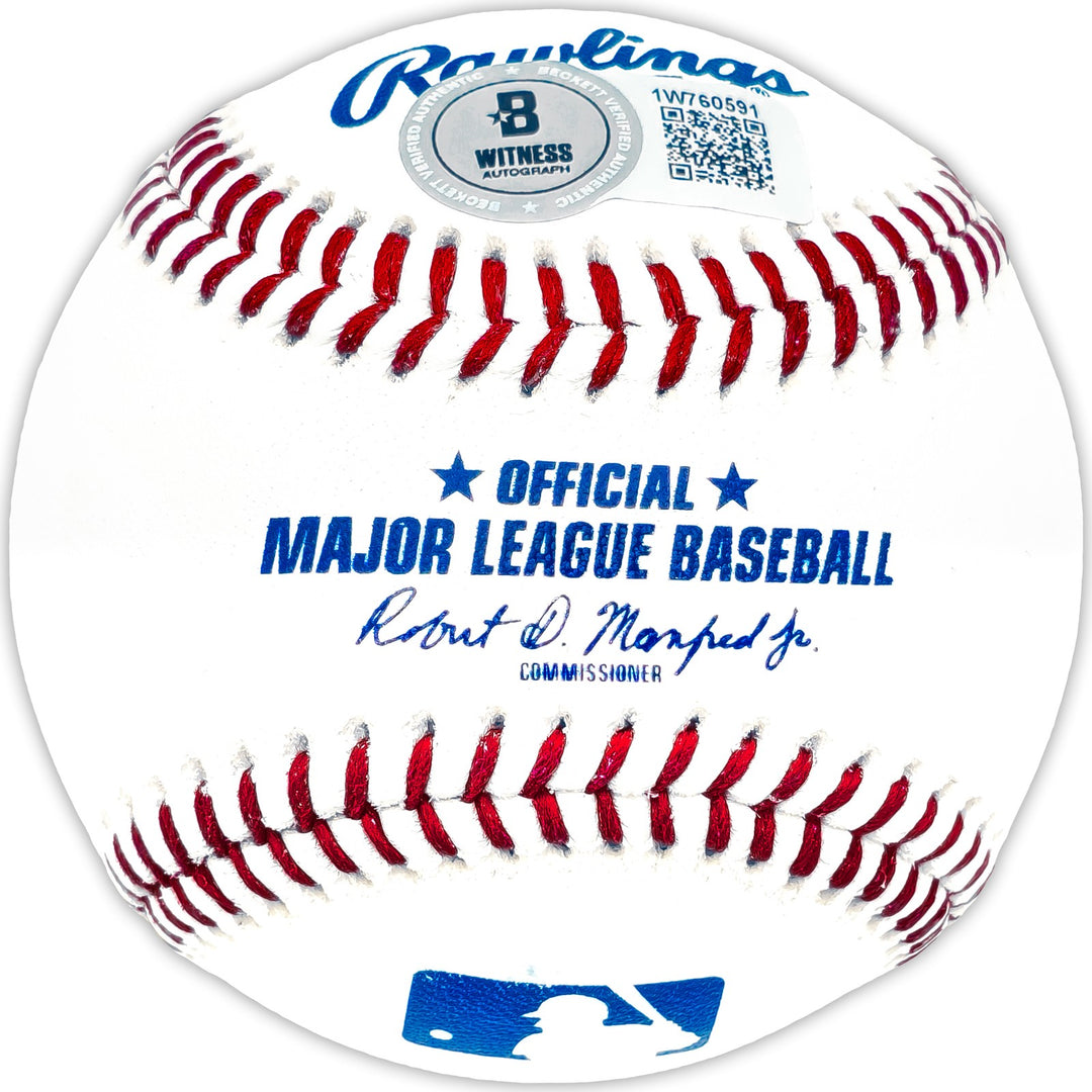 Gavin Stone Signed MLB Baseball Los Angeles Dodgers Beckett Witness