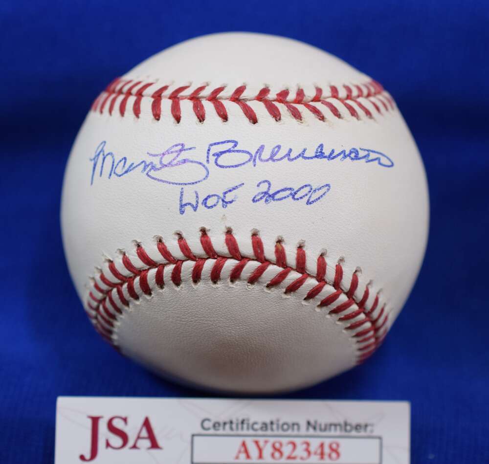 Marty Brennaman JSA COA Autograph Major League Signed Baseball