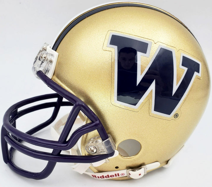 Don James Autographed Signed Washington Huskies Mini Helmet MCS Holo