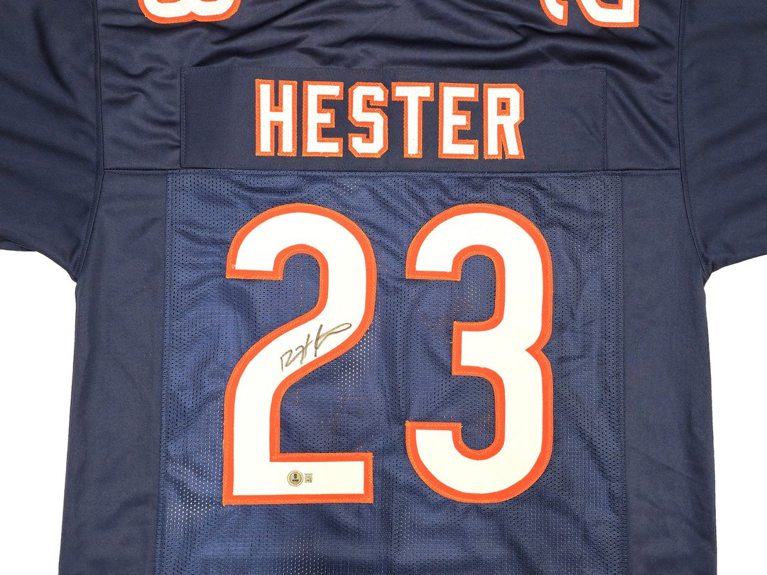 Chicago Bears Devin Hester Autographed Signed Blue Jersey Beckett Wit