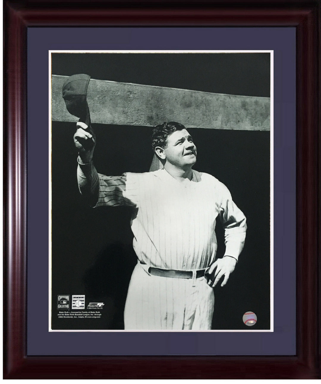 Babe Ruth NY Yankees 16x20 wave Licensed Photo File photo Framed HOF
