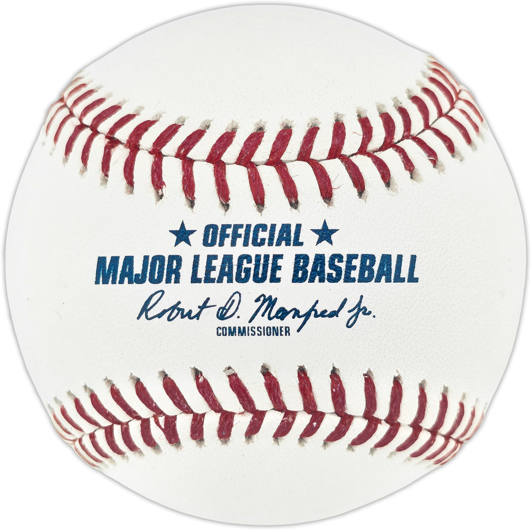 Ted Simmons Auto Official HOF Logo Baseball St. Louis Cardinals Smudge Beckett