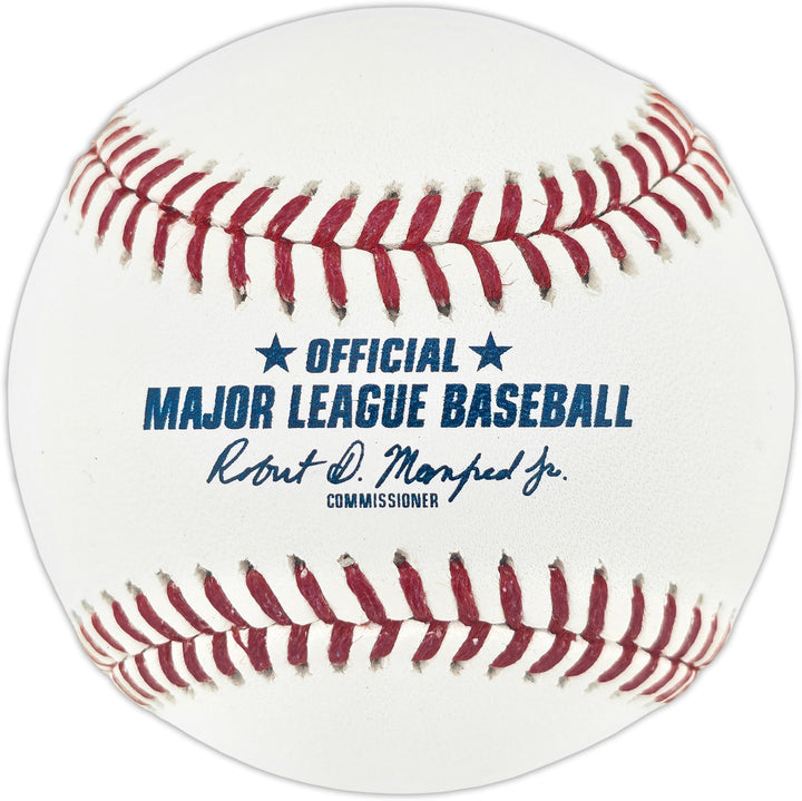 Ted Simmons Auto Official HOF Logo Baseball St. Louis Cardinals Smudge Beckett